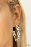 Paparazzi "Swoon-Worthy Sparkle" White Post Earrings Paparazzi Jewelry