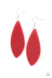 Paparazzi "Surf Scene" Red Earrings Paparazzi Jewelry