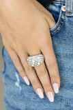 Paparazzi "Gatsby Girl" White Exclusive Ring Paparazzi Jewelry