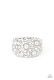 Paparazzi "Gatsby Girl" White Exclusive Ring Paparazzi Jewelry