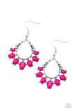 Paparazzi "Flamboyant Ferocity" Pink Earrings Paparazzi Jewelry