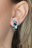 Paparazzi "Cosmic Celebration" Blue Clip On Earrings Paparazzi Jewelry