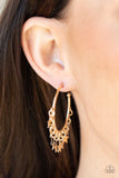 Paparazzi "Happy Independence Day" Gold Post Earrings Paparazzi Jewelry