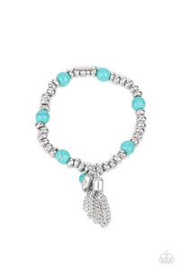 Paparazzi "Whimsically Wanderlust" Blue Bracelet Paparazzi Jewelry