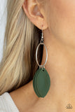 Paparazzi "Leafy Laguna" Green Earrings Paparazzi Jewelry
