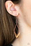 Paparazzi "Artisan Treasure" Copper Earrings Paparazzi Jewelry
