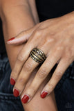 Paparazzi "Link Out Loud" Brass Ring Paparazzi Jewelry