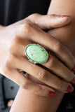 Paparazzi "Glittery With Envy" Green Ring Paparazzi Jewelry