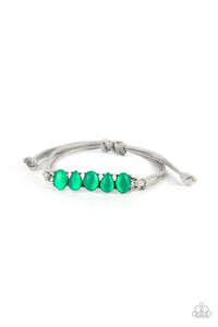 Paparazzi "Opal Paradise" Green Bracelet Paparazzi Jewelry
