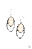 Paparazzi "Pasture Paradise" White Earrings Paparazzi Jewelry