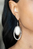 Paparazzi "Pasture Paradise" White Earrings Paparazzi Jewelry