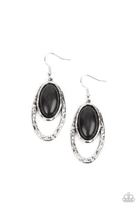 Paparazzi "Pasture Paradise" Black Earrings Paparazzi Jewelry