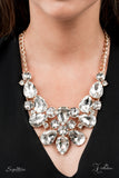 Paparazzi "The Bea" Gold 2021 Zi Collection Necklace & Earring Set Paparazzi Jewelry