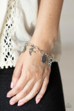 Paparazzi "Fancifully Flighty" White Bracelet Paparazzi Jewelry