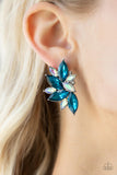 Paparazzi "Instant Iridescence" Blue Post Earrings Paparazzi Jewelry