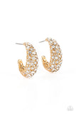 Paparazzi "Glamorously Glimmering" Gold Post Earrings Paparazzi Jewelry