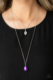 Paparazzi "Natural Essence" Purple Necklace & Earring Set Paparazzi Jewelry