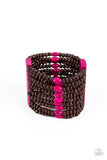 Paparazzi "Tropical Trendsetter" Pink Bracelet Paparazzi Jewelry