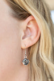 Paparazzi "Celestial Royal" Silver Necklace & Earring Set Paparazzi Jewelry
