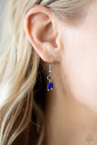 Paparazzi "Urban Expo" Blue Choker Necklace & Earring Set Paparazzi Jewelry