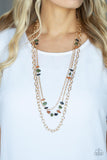 Paparazzi "Artisanal Abundance" Multi Necklace & Earring Set Paparazzi Jewelry