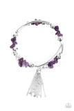 Paparazzi "Mineral Mosaic" Purple Bracelet Paparazzi Jewelry