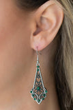 Paparazzi "Casablanca Charisma" Green Earrings Paparazzi Jewelry