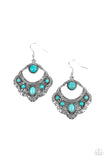 Paparazzi "Saguaro Sunset" Blue Earrings Paparazzi Jewelry