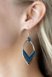 Paparazzi "Indigenous Intentions" Blue Earrings Paparazzi Jewelry