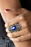 Paparazzi "Once Upon a Meadow" Blue Ring Paparazzi Jewelry