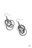 Paparazzi "Fiercely Fashionable"Black Earrings Paparazzi Jewelry