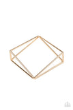 Paparazzi "In Another Dimension" Gold Bracelet Paparazzi Jewelry