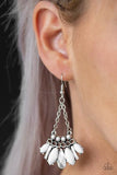 Paparazzi VINTAGE VAULT "Terra Tribe" Exclusive White Earrings Paparazzi Jewelry