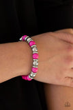 Paparazzi VINTAGE VAULT "Across The Mesa" Exclusive Pink Bracelet Paparazzi Jewelry