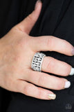 Paparazzi VINTAGE VAULT "Treasure Trove Tribute" Exclusive White Ring Paparazzi Jewelry