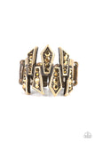 Paparazzi "Juxtaposed Jewels" Brass Ring Paparazzi Jewelry