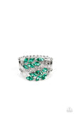 Paparazzi "Luminously Leafy" Green Ring Paparazzi Jewelry