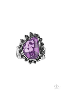 Paparazzi "Adobe Sunrise" Purple Ring Paparazzi Jewelry