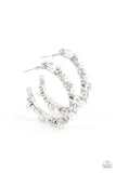 Paparazzi "Let There Be Socialite" White Exclusive Earrings Paparazzi Jewelry