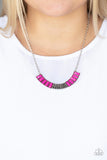 Paparazzi "Coup de MANE" Pink Necklace & Earring Set Paparazzi Jewelry