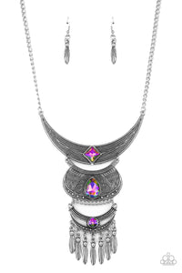 Paparazzi "Lunar Enchantment" Multi 076XX Necklace & Earring Set Paparazzi Jewelry