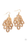 Paparazzi "Thrift Shop Twinkle" Gold Earrings Paparazzi Jewelry