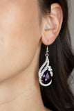 Paparazzi "Dancefloor Diva" Purple Earrings Paparazzi Jewelry