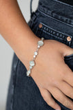 Paparazzi "Storybook Beam" White Bracelet Paparazzi Jewelry