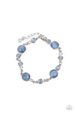 Paparazzi "Storybook Beam" Blue Bracelet Paparazzi Jewelry