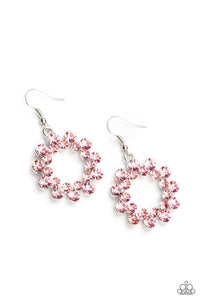 Paparazzi "Champagne Bubbles" Pink Earrings Paparazzi Jewelry