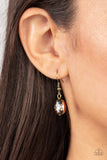 Paparazzi "Cosmic Closeup" Brass Oil Spill Necklace & Earring Set Paparazzi Jewelry