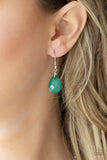 Paparazzi "Front Row Flamboyance" Green Necklace & Earring Set Paparazzi Jewelry