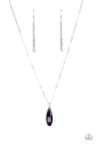 Paparazzi "Prismatically Polished" Purple Necklace & Earring Set Paparazzi Jewelry