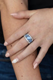 Paparazzi "Majestically Mythic" Blue Ring Paparazzi Jewelry